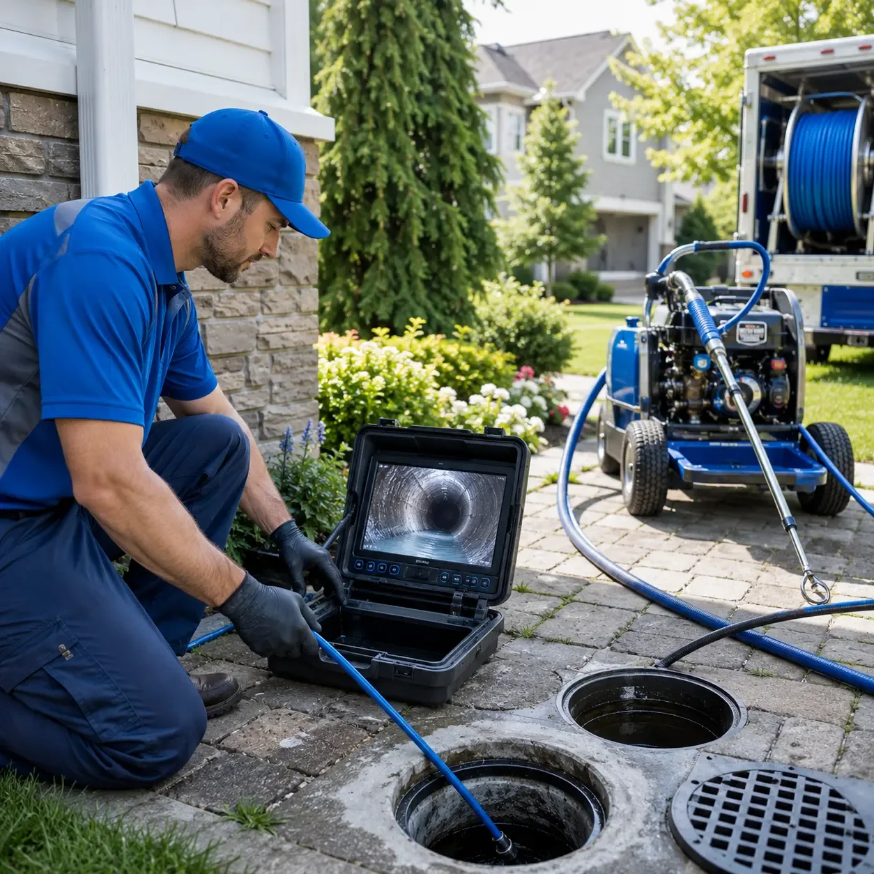 Outdoor drain cleaning professionals serving Asheville, NC